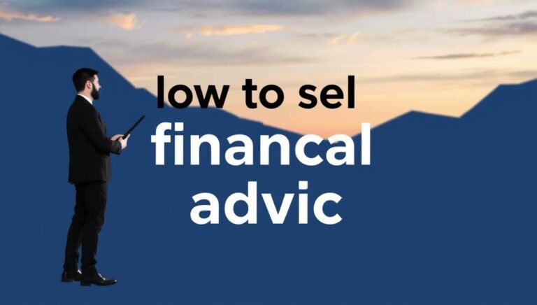 how to sell financial advice roarleveraging